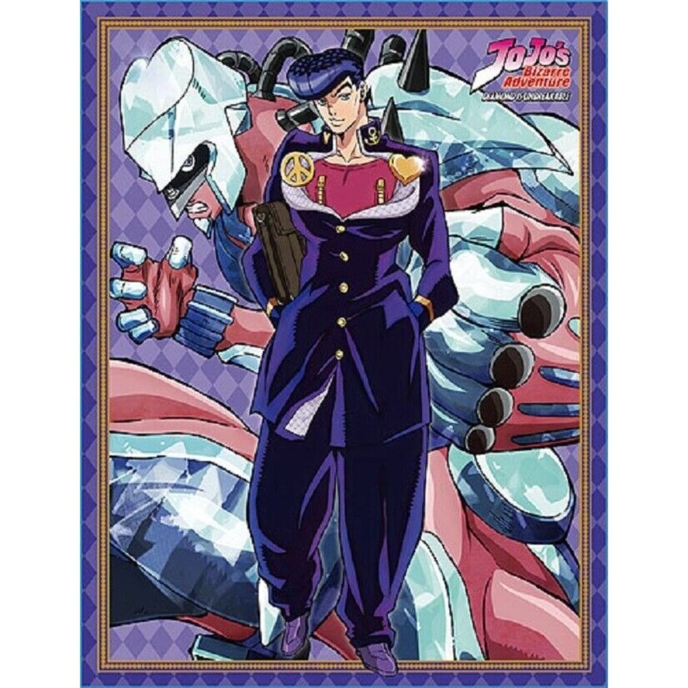 New JoJo's Bizarre Adventure Fleece Throw Gift Blanket Josuke Shining Diamond